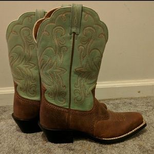 Ariat Shoes - Ariat Turquoise and Brown Boots Ariat Shoes - Ariat Turquoise and Brown Boots